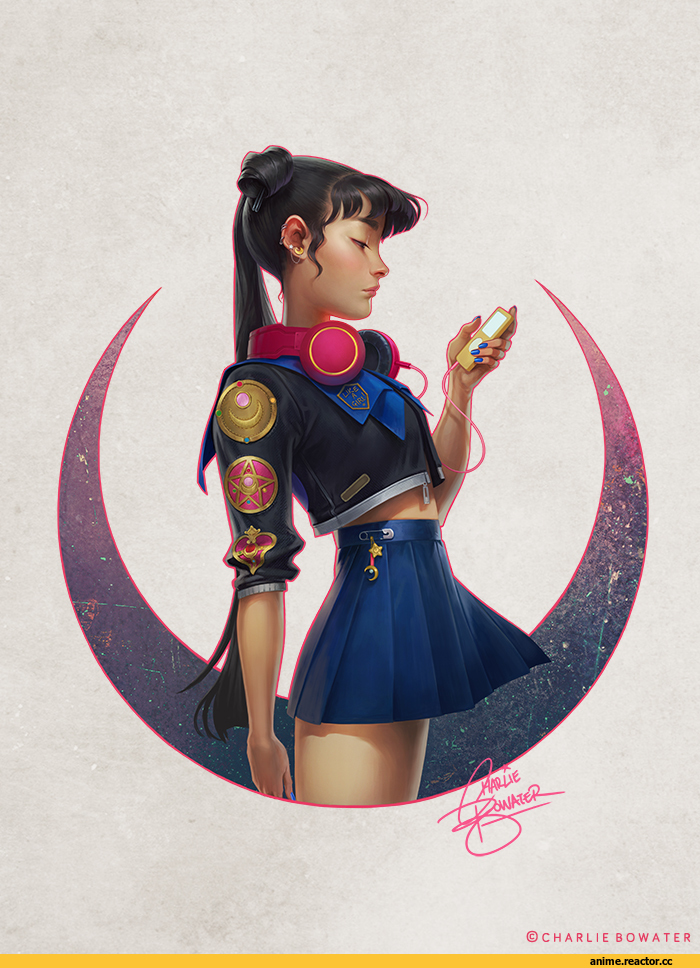 арт, красивые картинки, арт девушка, Charlie-Bowater, sailor moon, Bishoujo Senshi Sailor Moon, Anime