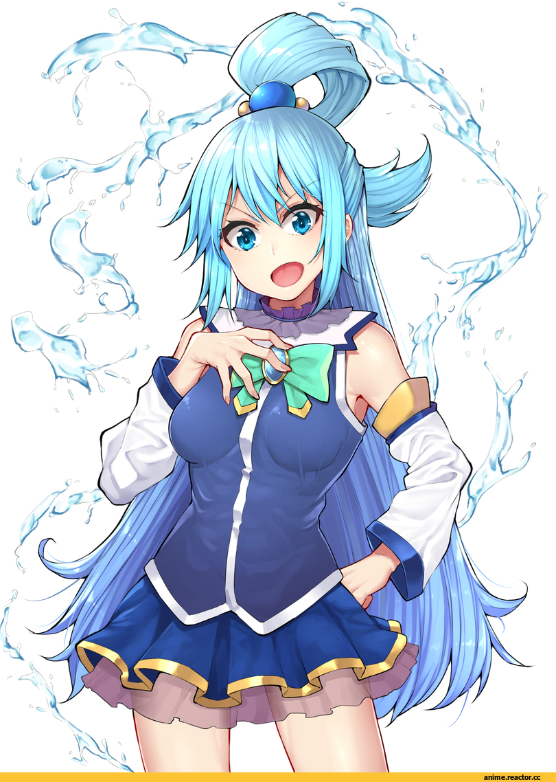 Aqua (KonoSuba), KonoSuba, mikan (chipstar182), Anime