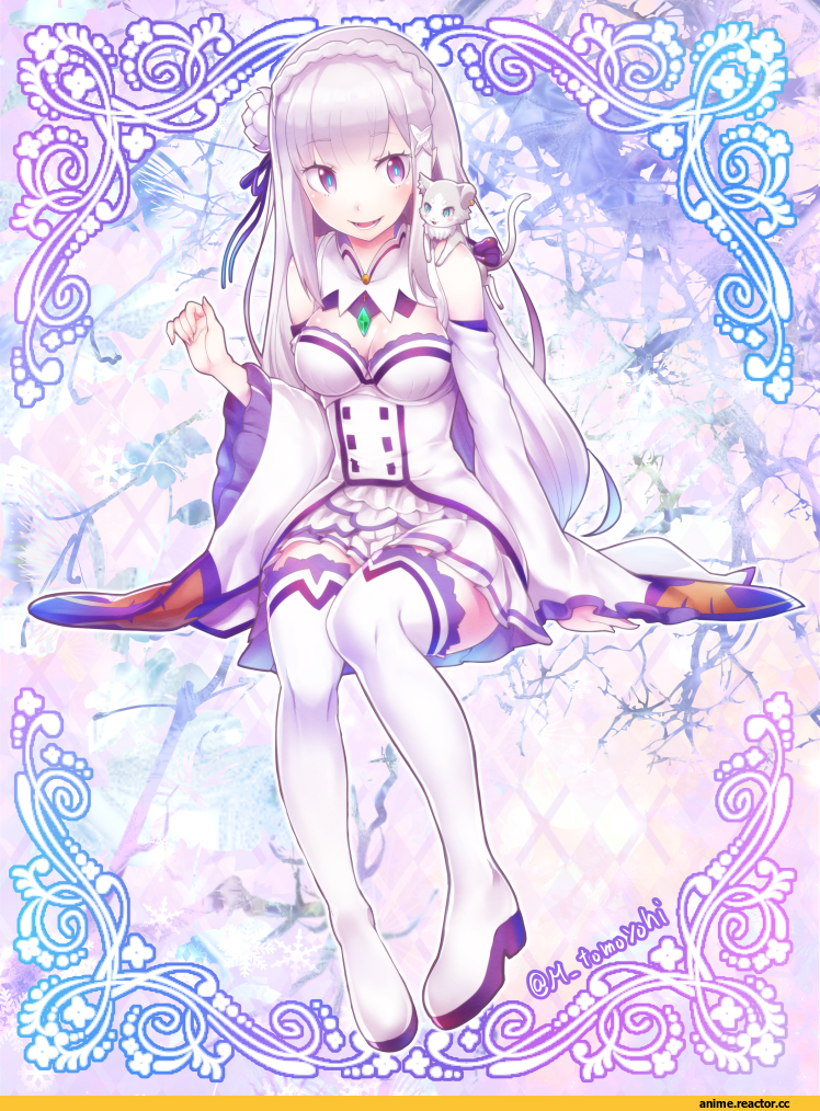 Re Zero Kara Hajimeru Isekai Seikatsu, Emilia (re zero), Pack (re zero), tomoyohi, Anime