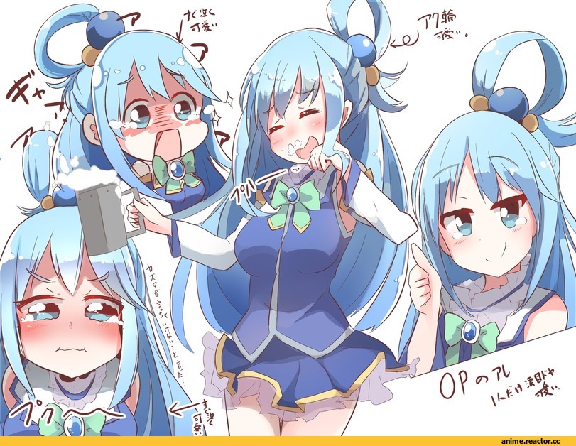 KonoSuba, Aqua (KonoSuba), Anime Art, Anime