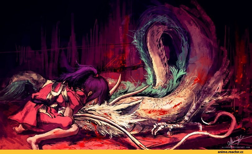 art, spirited away, Anime