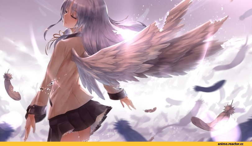 art, Angel beats, Канаде, песочница, Tachibana Kanade, Anime