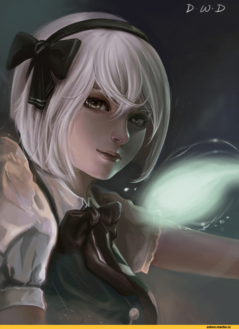 art, Touhou Project, Konpaku Youmu, Anime