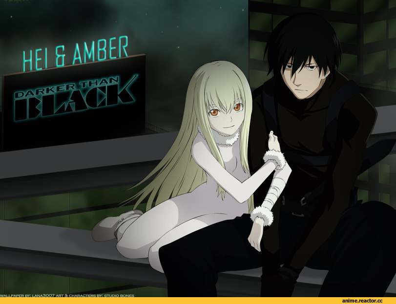 art, Darker than Black, песочница, Hei, Amber, Anime