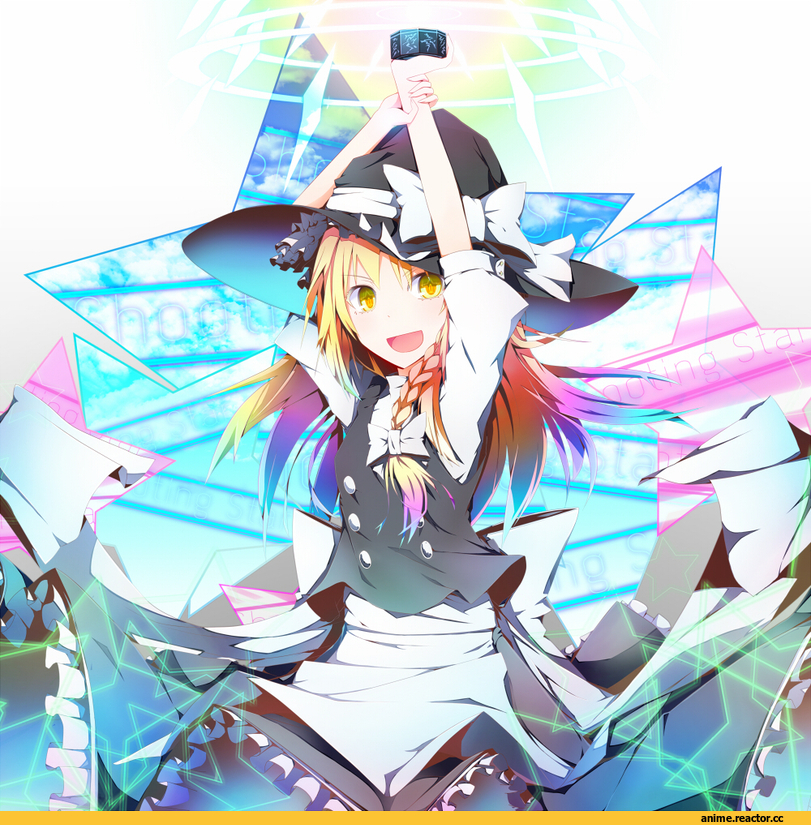 art, Kirisame Marisa, Touhou Project, Anime