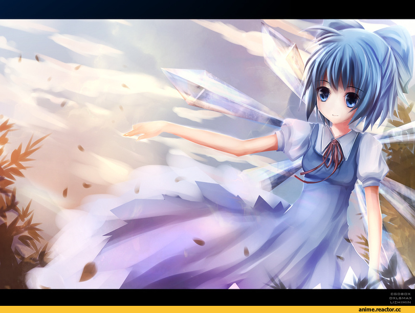 art, Cirno, Touhou Project, продолжение в комментариях, Deimos, песочница, Anime