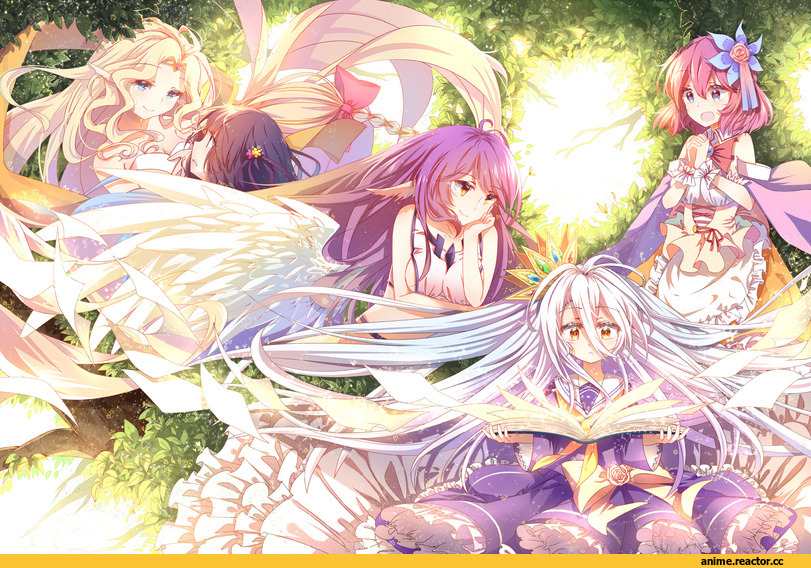 No Game No Life, Fil Nilvalen, Shiro (NGNL), Jibril, Kurami Zell, Anime