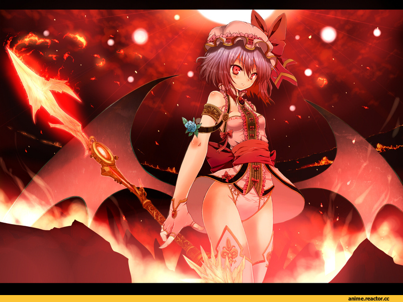 art, Touhou Project, Remilia Scarlet, Anime