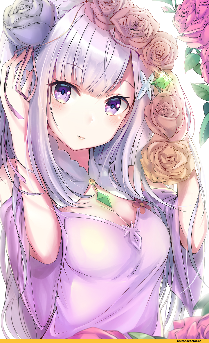 Re Zero Kara Hajimeru Isekai Seikatsu, Emilia (re zero), PDXen, Anime