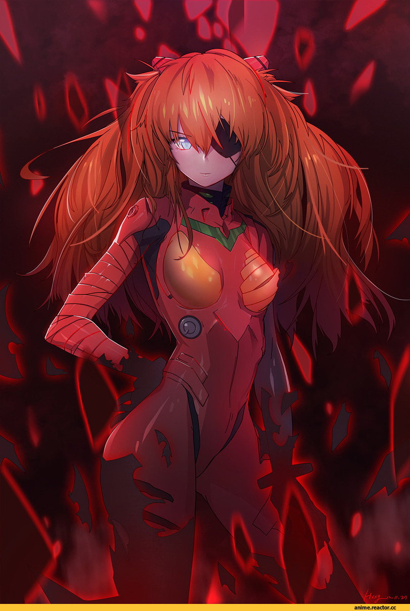 art, asuka, Evangelion, Anime