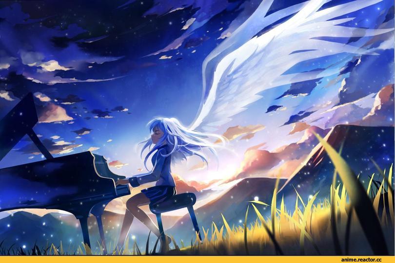 Angel beats, art, Tachibana Kanade, Anime