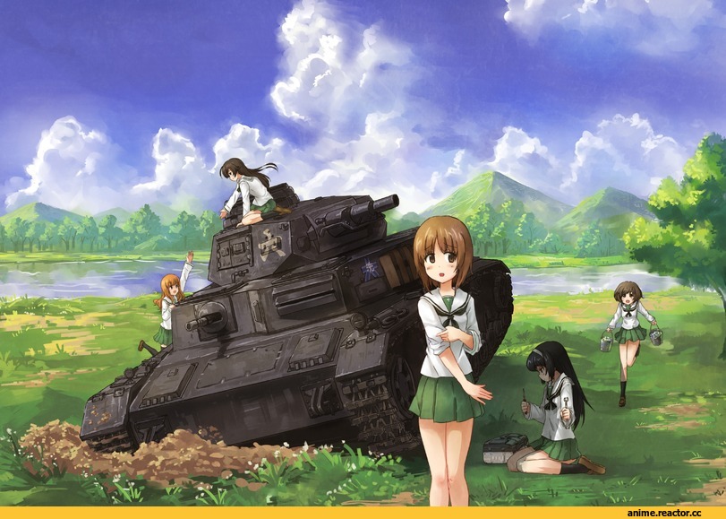 art, Girls und Panzer, Anime