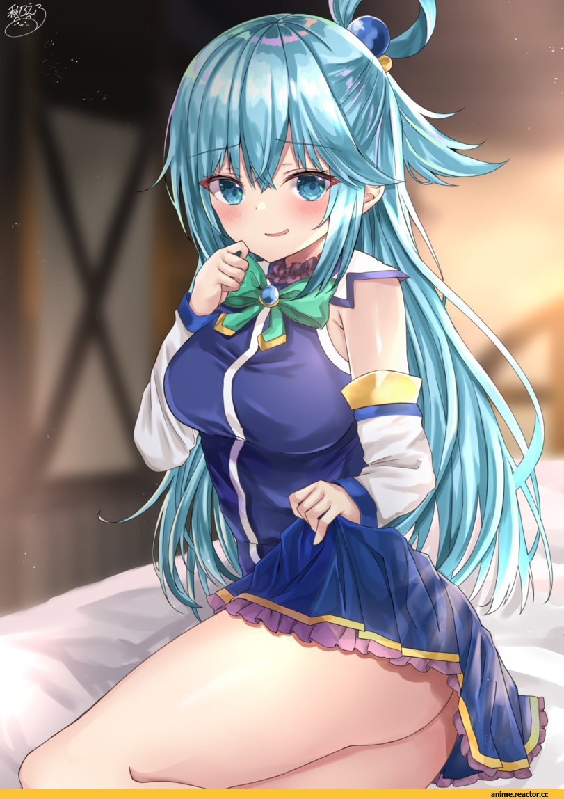 Anime Art, artist, Kono Subarashii Sekai ni Shukufuku wo!, Aqua (KonoSuba), noeru (gt17854), Anime