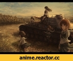 Anime Art, art, красивые картинки, Girls und Panzer, Anime