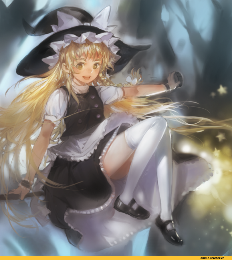 Touhou Project, Kirisame Marisa, art, красивые картинки, Anime Art, Anime