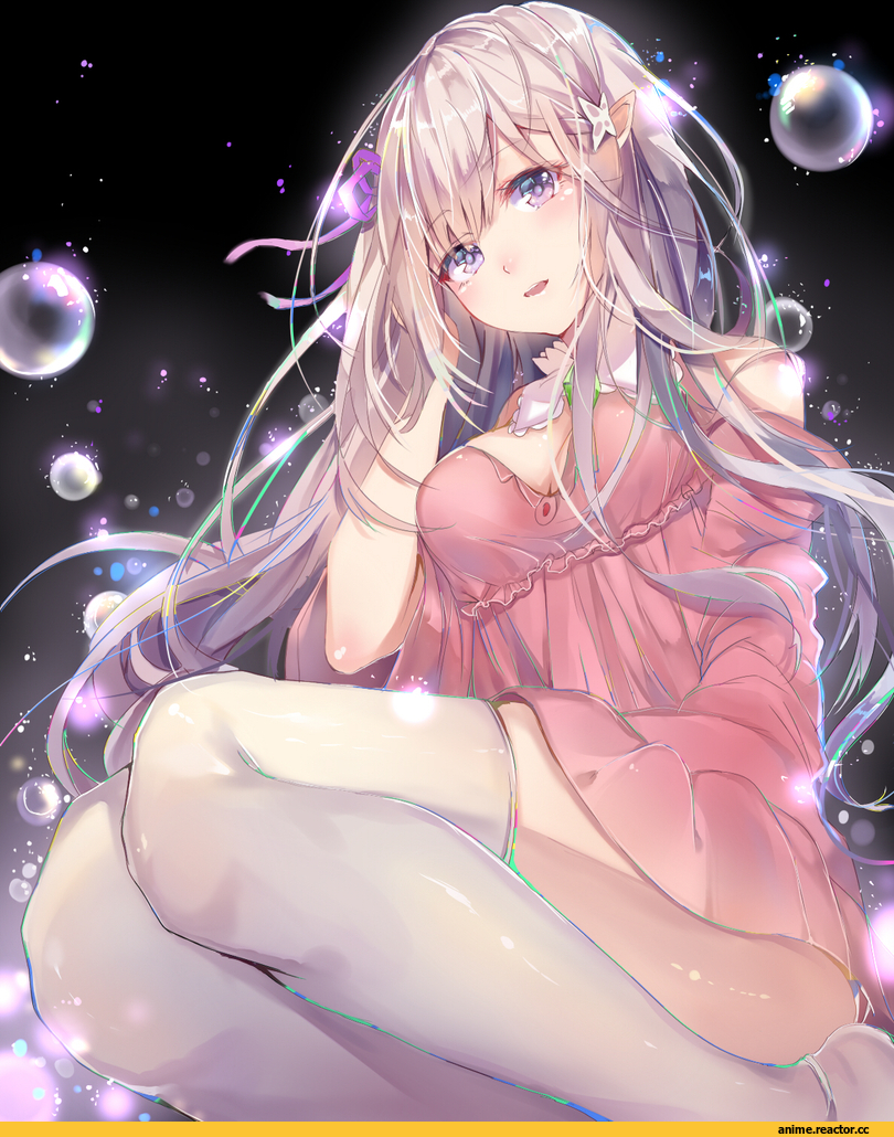 takitou, Emilia (re zero), Re Zero Kara Hajimeru Isekai Seikatsu, Anime Art, Anime