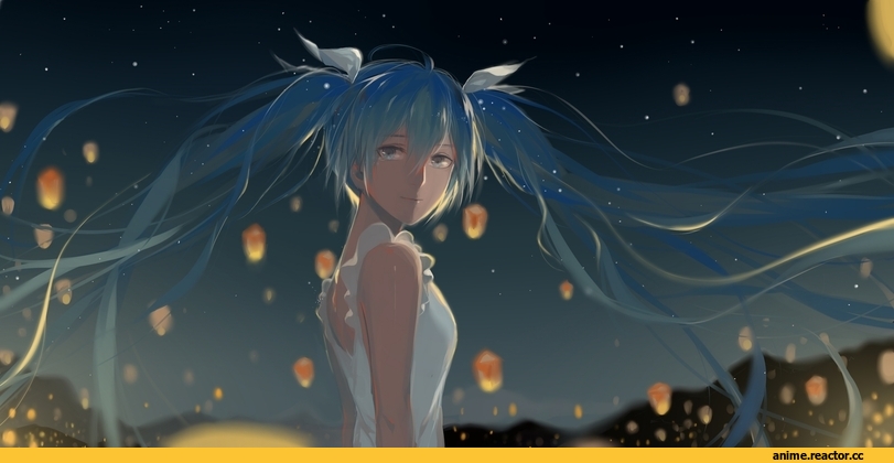 Anime Art, art, красивые картинки, Hatsune Miku, Vocaloid, rrr (reason), Anime