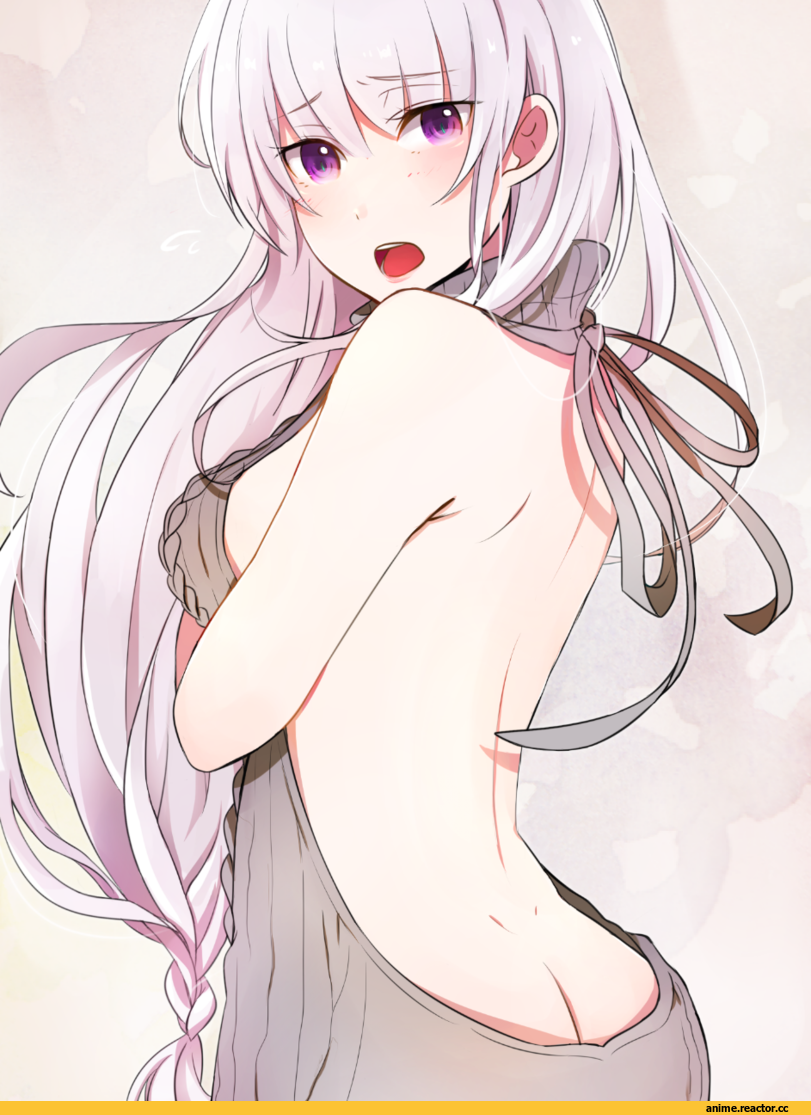 Emilia (re zero), Re Zero Kara Hajimeru Isekai Seikatsu, 1pinpon, Virgin Killer Sweater, Anime