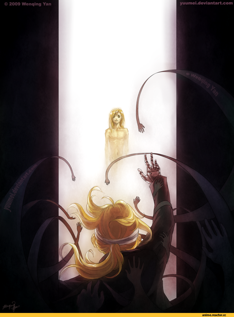 красивые картинки, art, Yuumei, Fullmetal Alchemist, Reunion, Alphonse Elric, Edward Elric, Anime