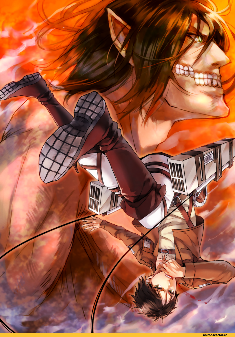 art, красивые картинки, Anime Art, Shingeki no Kyojin, Eren Jaeger, Anime