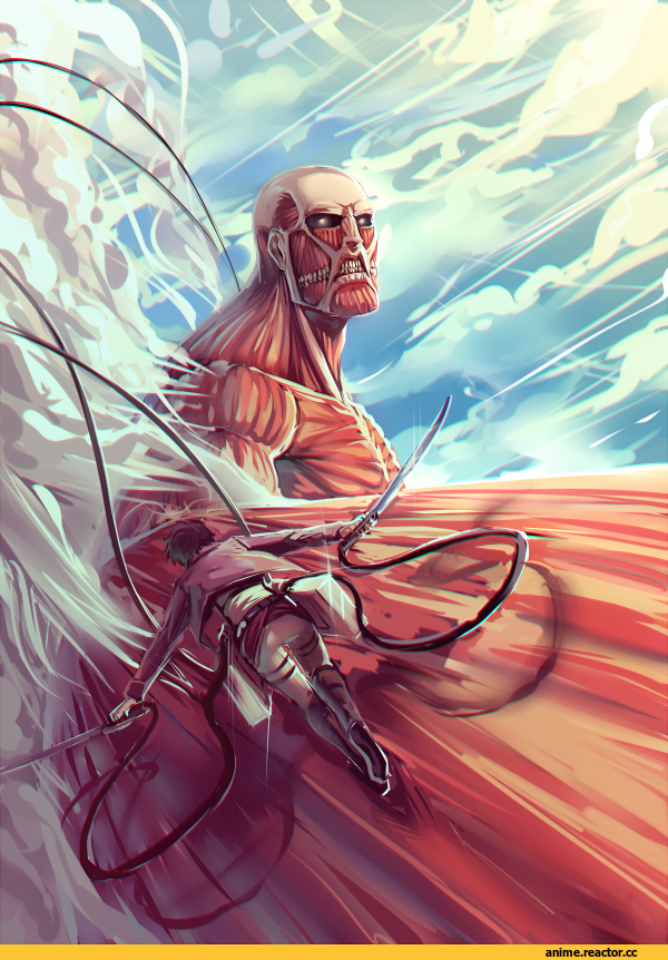 красивые картинки, art, Shingeki no Kyojin, 5 years, Anime