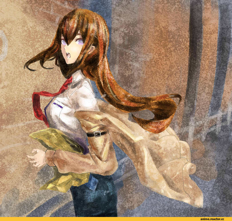 Steins Gate, Anime Art, art, красивые картинки, Курису Макисэ, Anime