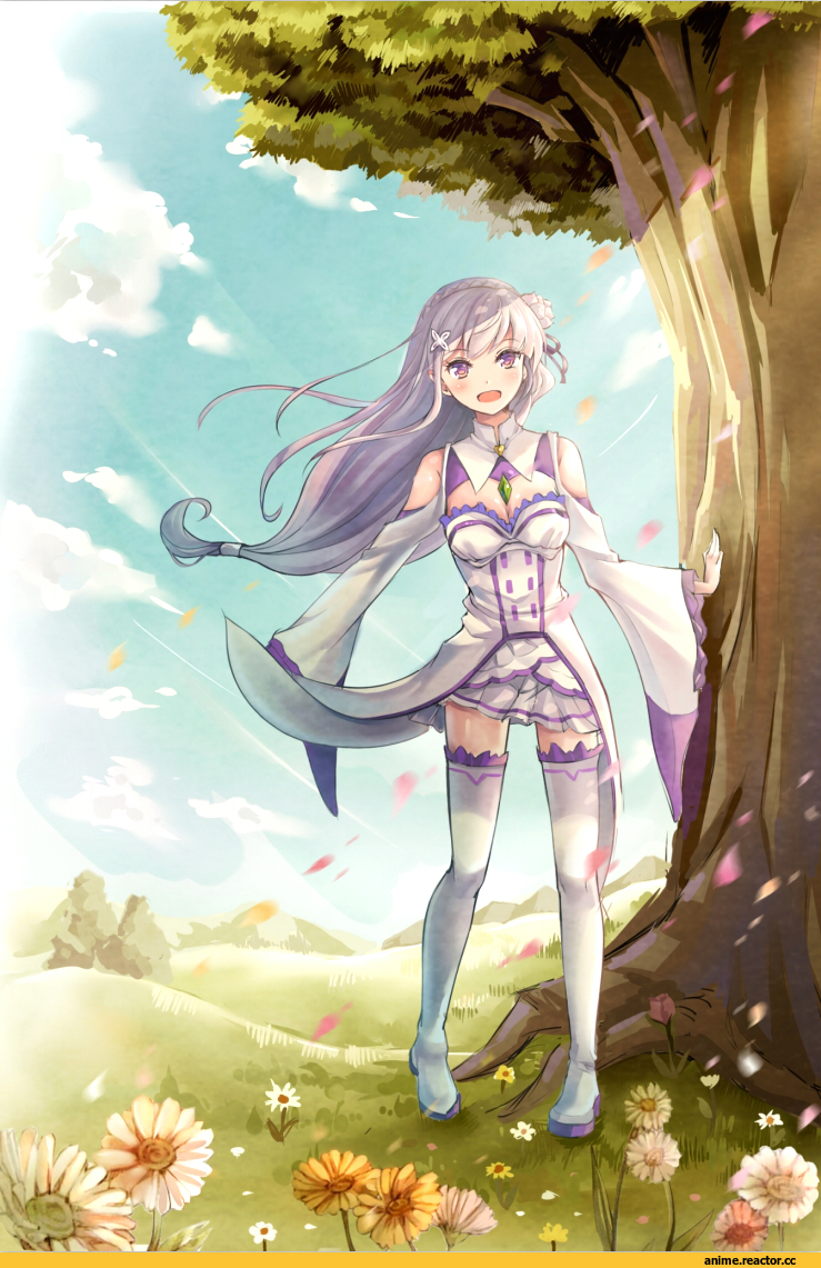 Emilia (re zero), Re Zero Kara Hajimeru Isekai Seikatsu, tolasakalin, Anime