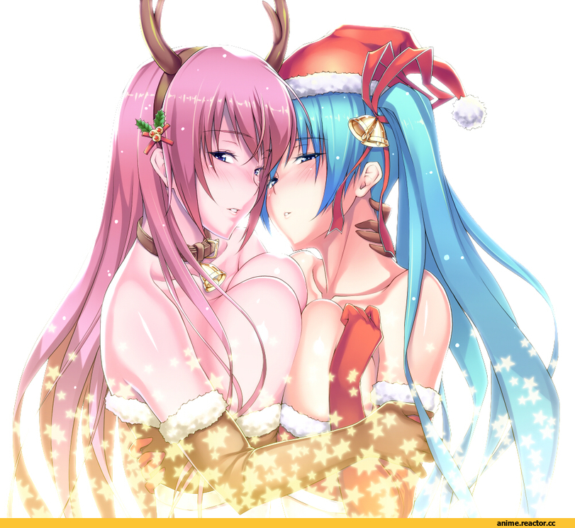 Megurine Luka, Vocaloid, Hatsune Miku, Anime Ero Yuri, Anime Ero, Anime Christmas, Anime