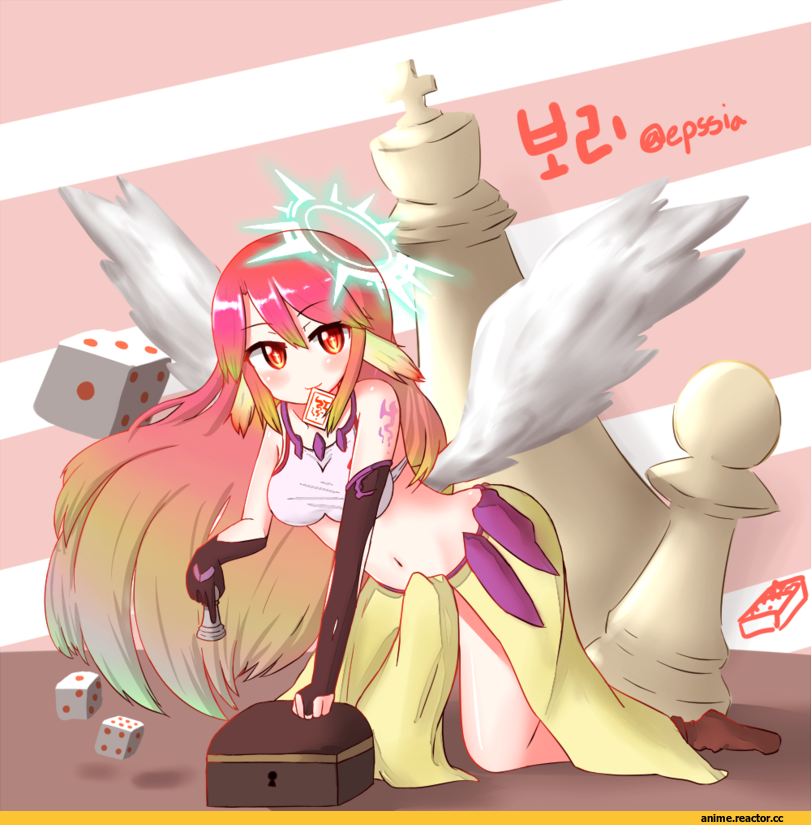 Jibril, No Game No Life, Dosirak, Anime Art, Anime