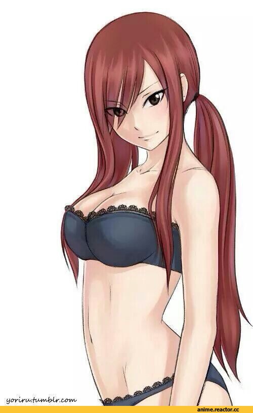 Erza Scarlet, Fairy Tail, Anime Ero, Anime