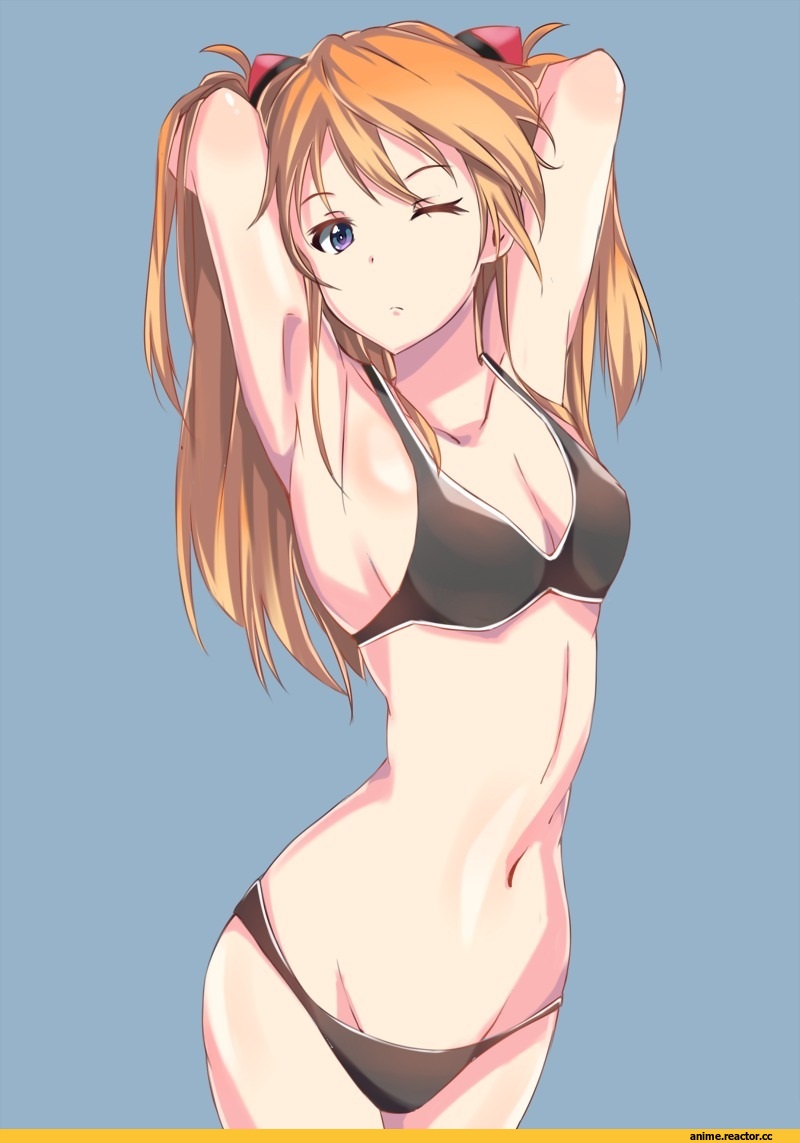 Evangelion, Asuka Langley, картинки, Anime Ero Swim, Anime Ero, Anime