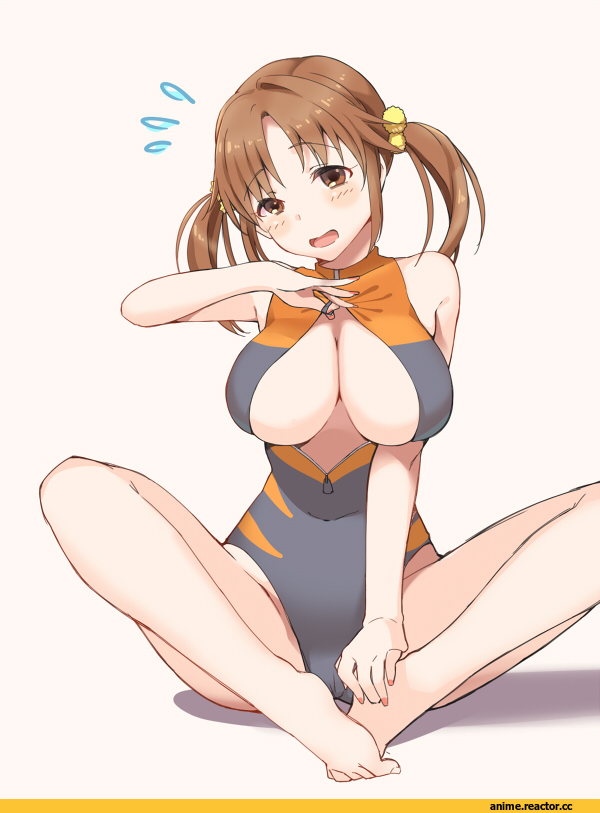 Totoki Airi, Idolmaster, Front zipper swimsuit, Anime Ero, Anime