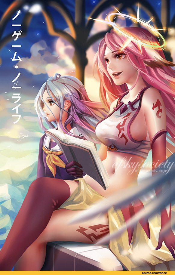 shiro (no game no life), alice jing, Shiro (NGNL), No Game No Life, Jibril, Anime