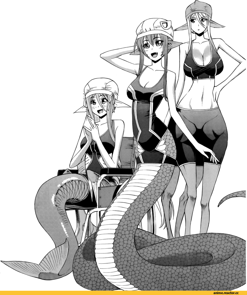 Mermaid Girl (Anime), Monster Girl (Anime), Anime Art, Lamia (Monster Girl Anime), Centaur Girl (Anime), Manga, Monster Musume, Anime Комиксы, Anime Ero Swim, Anime Ero, Anime