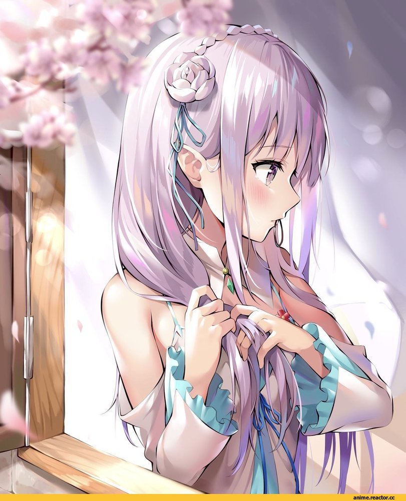 Emilia (re zero), Re Zero Kara Hajimeru Isekai Seikatsu, ale nqki, Anime