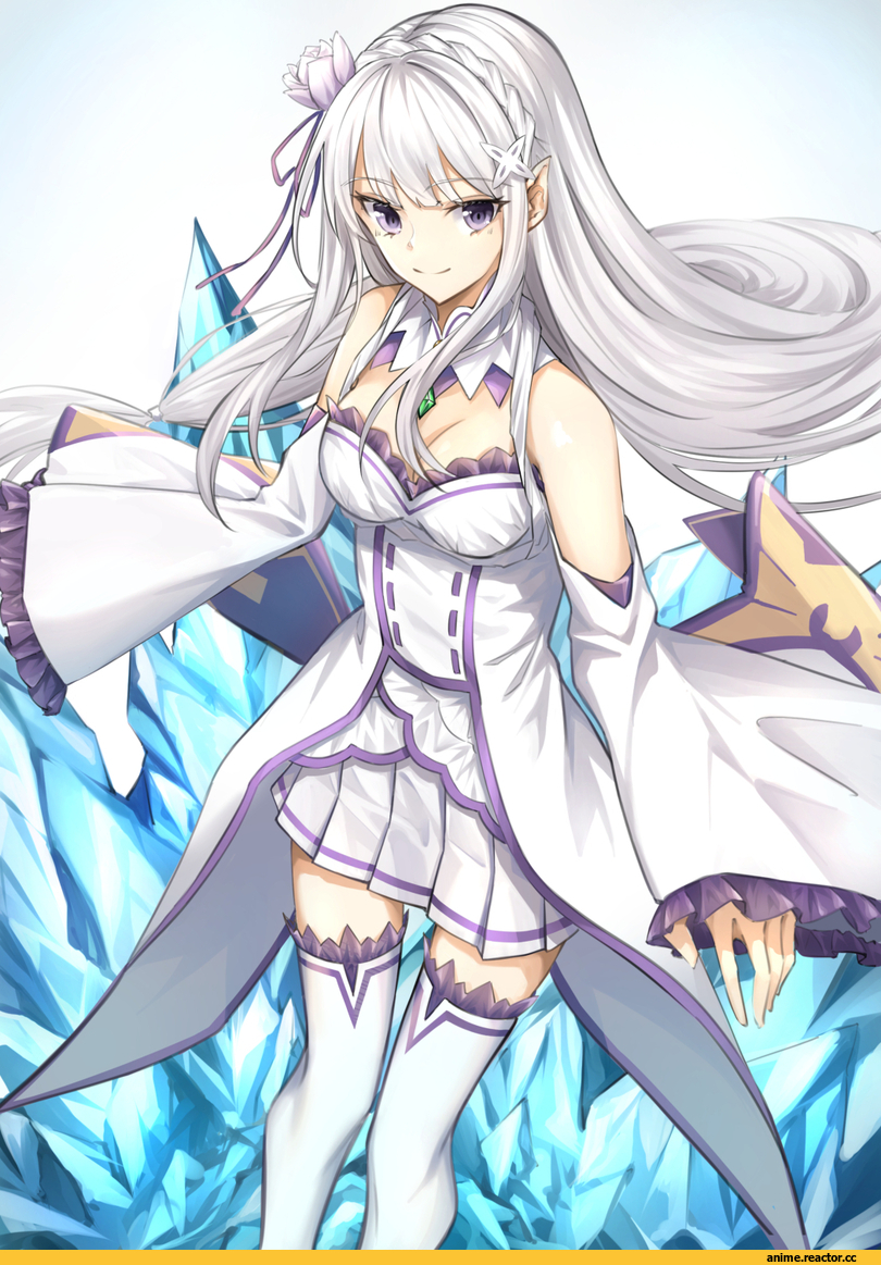 Re Zero Kara Hajimeru Isekai Seikatsu, Emilia (re zero), Anime