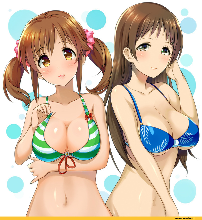 Anime Ero, Anime Ero Swim, Idolmaster, Nitta Minami, Totoki Airi, natsuya, Anime