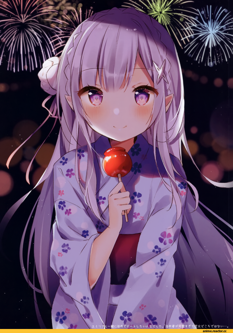 Emilia (re zero), Re Zero Kara Hajimeru Isekai Seikatsu, kanadetsuki shion, Anime