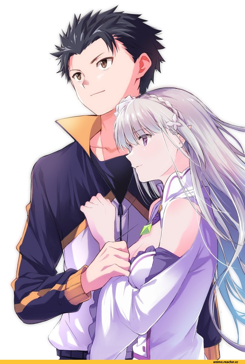 Emilia (re zero), Re Zero Kara Hajimeru Isekai Seikatsu, Natsuki Subaru, matsuse daichi, Anime