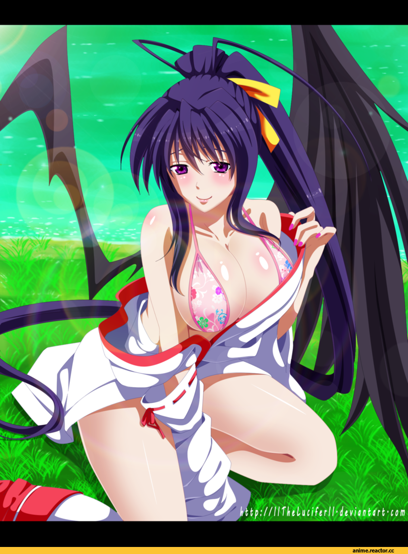 himejima akeno, dxd, Anime Ero Oppai, Anime Ero, Monster Girl (Anime), Anime