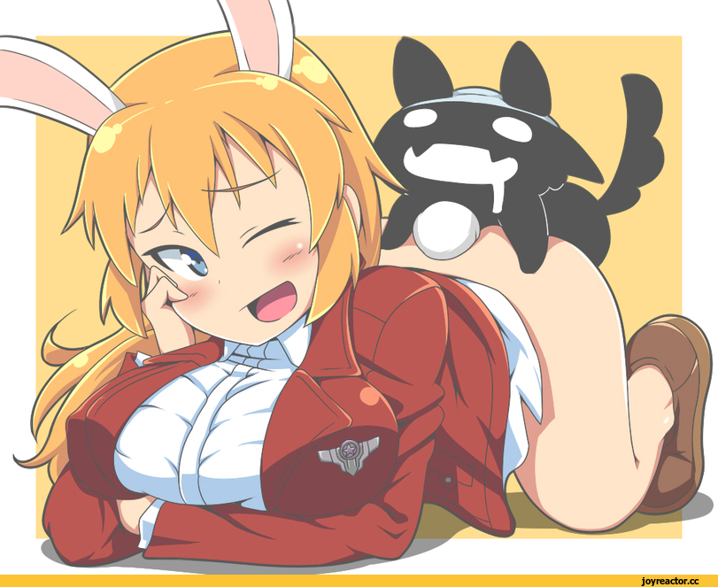 Anime Ero, Strike Witches, Charlotte E. Yeager, Animal Ears, Usagimimi, Strike Witches (Anime), Anime