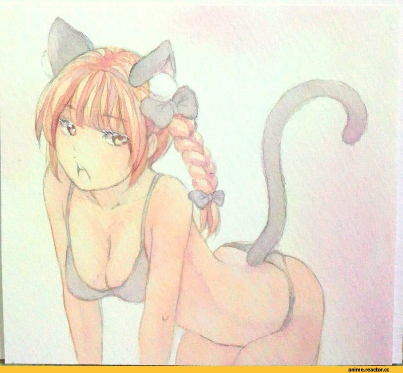 Anime Ero, Anime Ero Swim, Touhou Project, Kaenbyou Rin, Animal Ears, neko, Anime Art, Anime Paint, yuyu (00365676), Anime