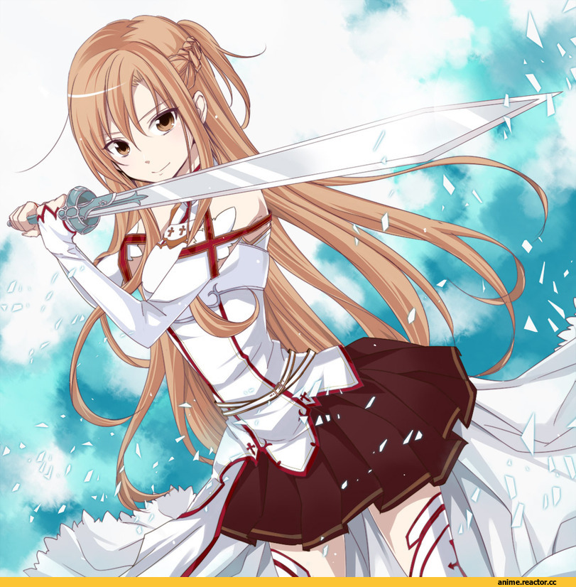 Anime Art, Sword Art Online, Asuna, Anime