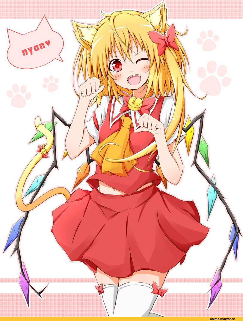 Anime Art, Flandre Scarlet, Touhou Project, Anime