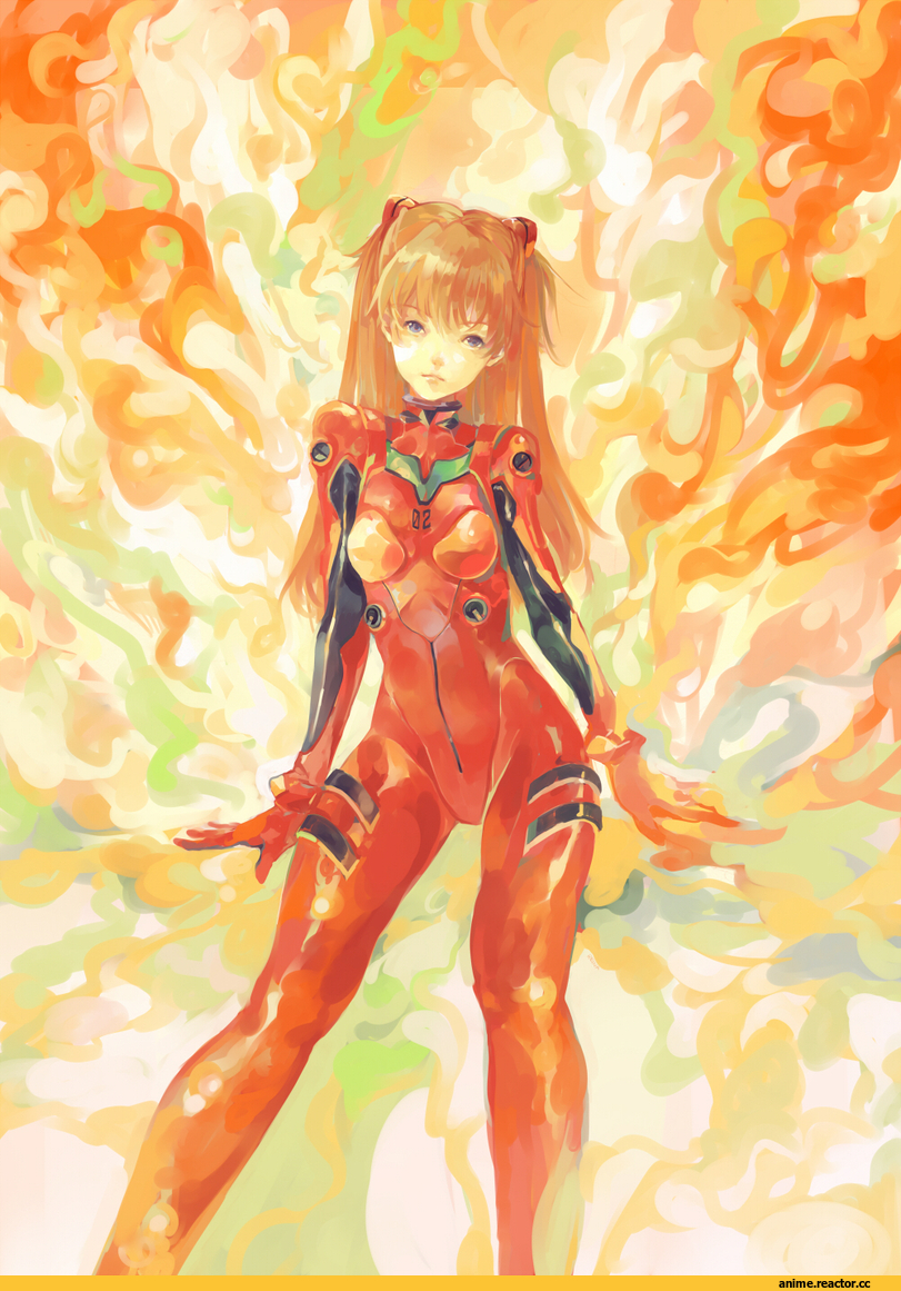 Anime Art, asuka, Evangelion, Anime