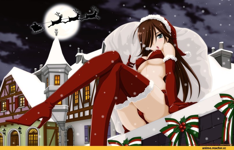 Anime Art, christmas, Merry Christmas, Anime