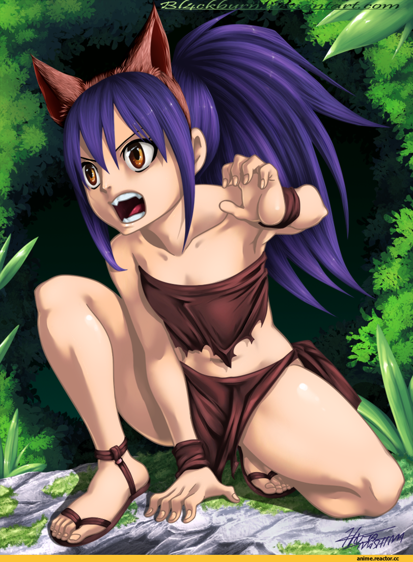 Fairy Tail, Wendy Marvell, Animal Ears, Неко, Anime