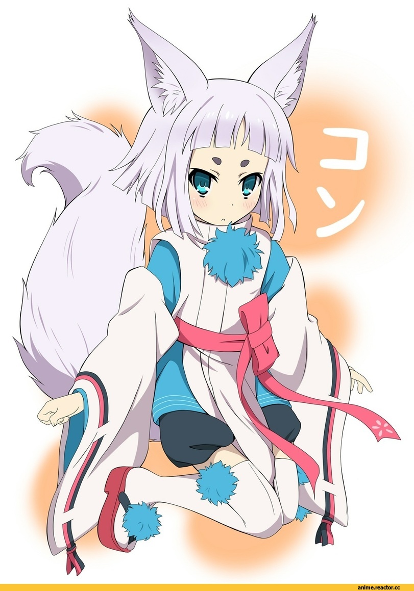 Tokyo Ravens, kon, в комментах ещё, Yukata, Kitsune, Animal Ears, Anime