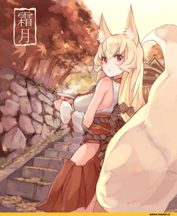 Anime Original, Kitsune, Animal Ears, Anime