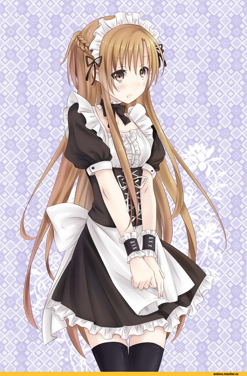 Yuuki Asuna, Sword Art Online, Maid, Anime